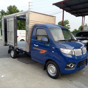XE TẢI SRM T30 990KG THÙNG KÍN INOX Cửa Hông